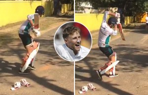 Joe Root forced to practise in the street as Cyclone Vardah damages Test ground