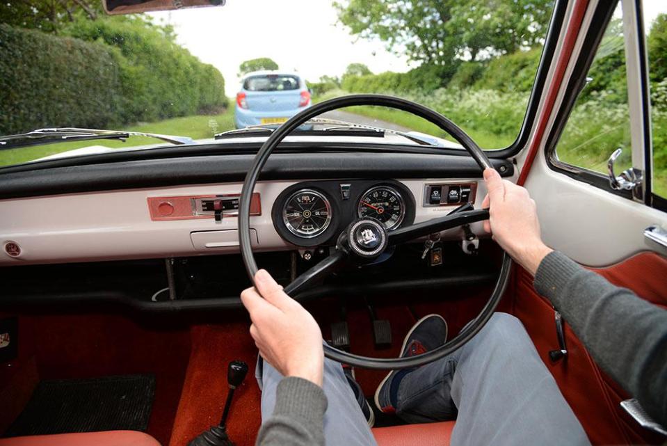  Basic... The no-frills interior of the 1963 classic