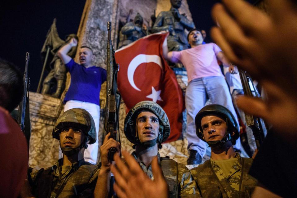  Erdogan has jailed thousands, including journalists, in a crackdown after a failed coup against him last year