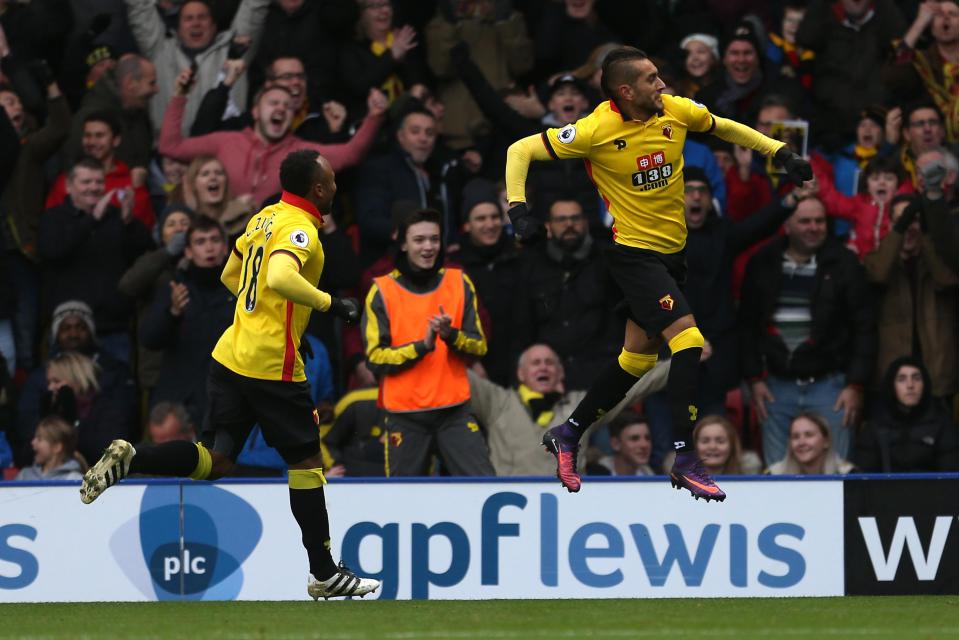  Roberto Pereyra has been a big loss for Watford this season due to injury