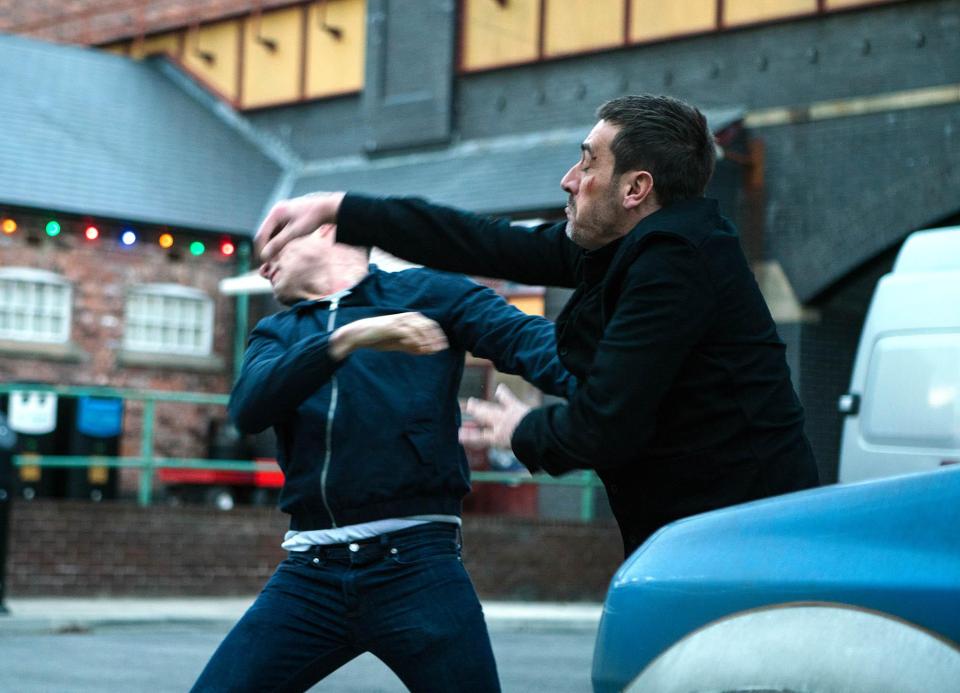 Ben also spoke out recently about his fight scenes with Chris Gascoyne, who plays Peter Barlow