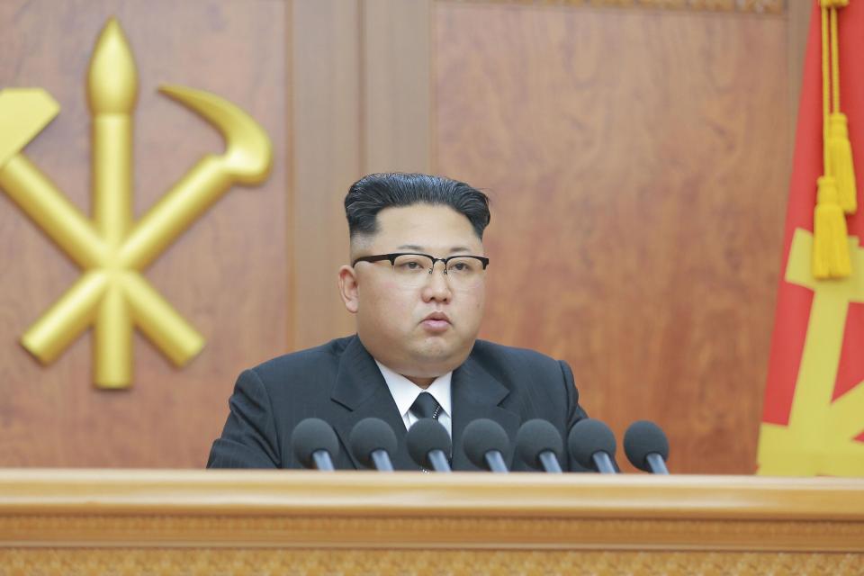  North Korean leader Kim Jong-un gives a chilling New Year address for 2017