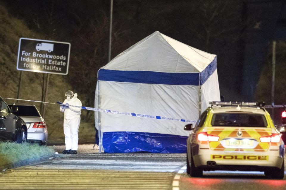 This morning police said the operation, which saw a second car stopped, was not related to terrorism