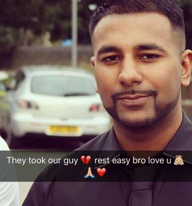 Mohammed Yassar Yaqub was shot by police on the M62 yesterday evening