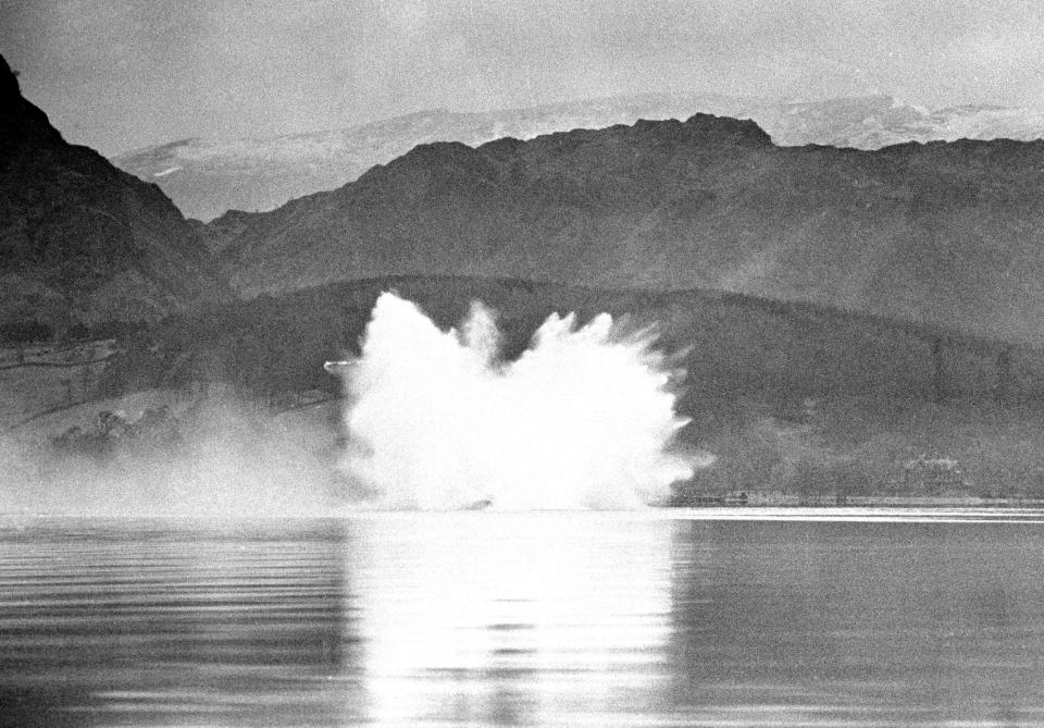  The body of the speed ace lay at the bottom of the lake for 34 years after the crash