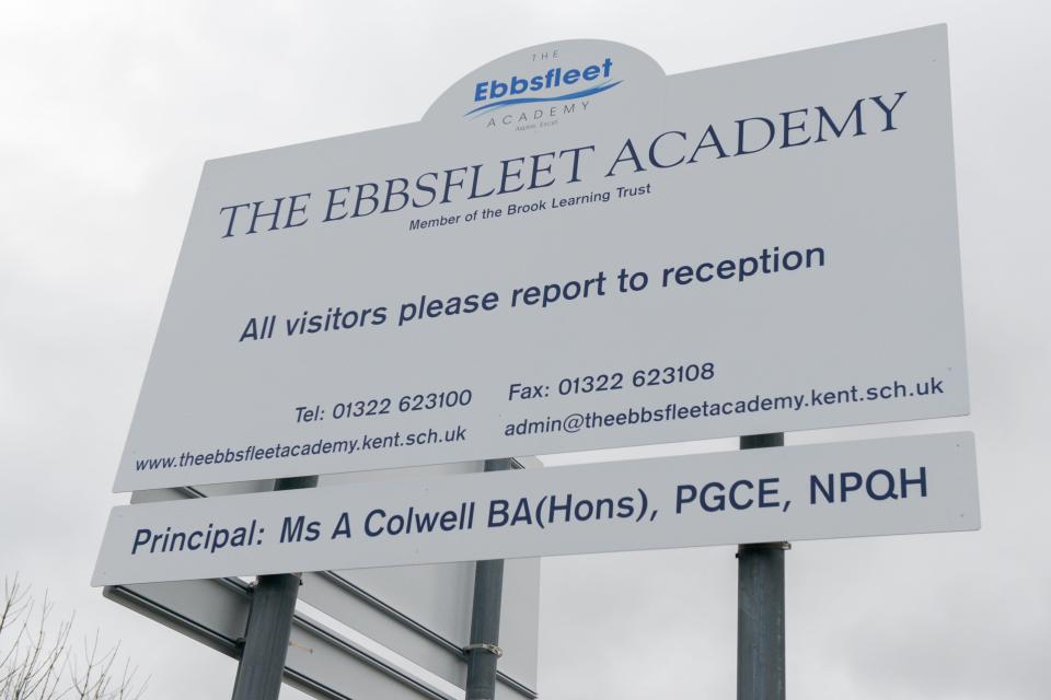 Parents of students at Ebbsfleet Academy have said the school is being silly