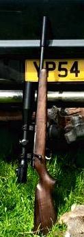  Zach bought the .22 Weihrauch rimfire rifle after setting up business as a pest controller