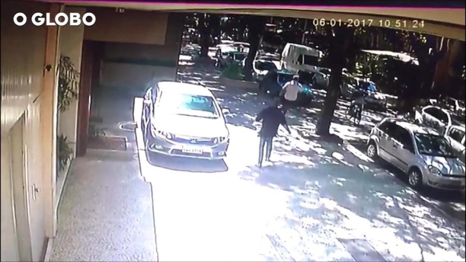  Mr Ianco, who is a marathon runner, bravely chased after his assailant after the botched robbery took place