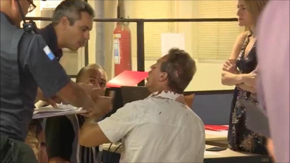  When told to calm down, Mr Ianco launched an outburst at officers and was charged with contempt