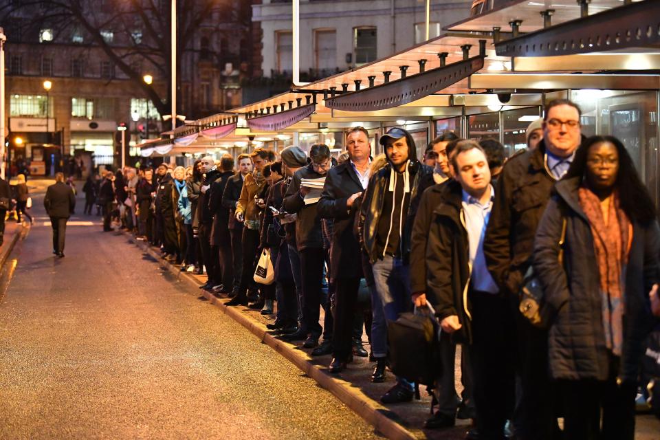 Commuters have said they faced trips of more than two hours to get to work this morning