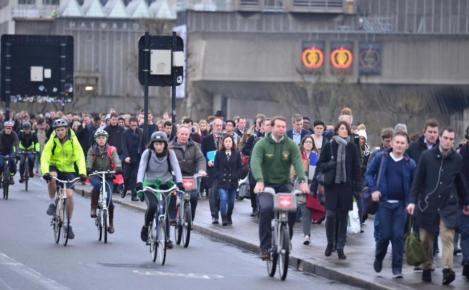 People have turned to bikes and walking to get to work
