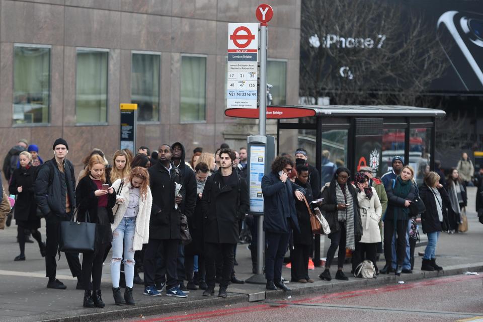 Commuters managed to find the funny side in the situation, creating memes about the Monday morning chaos