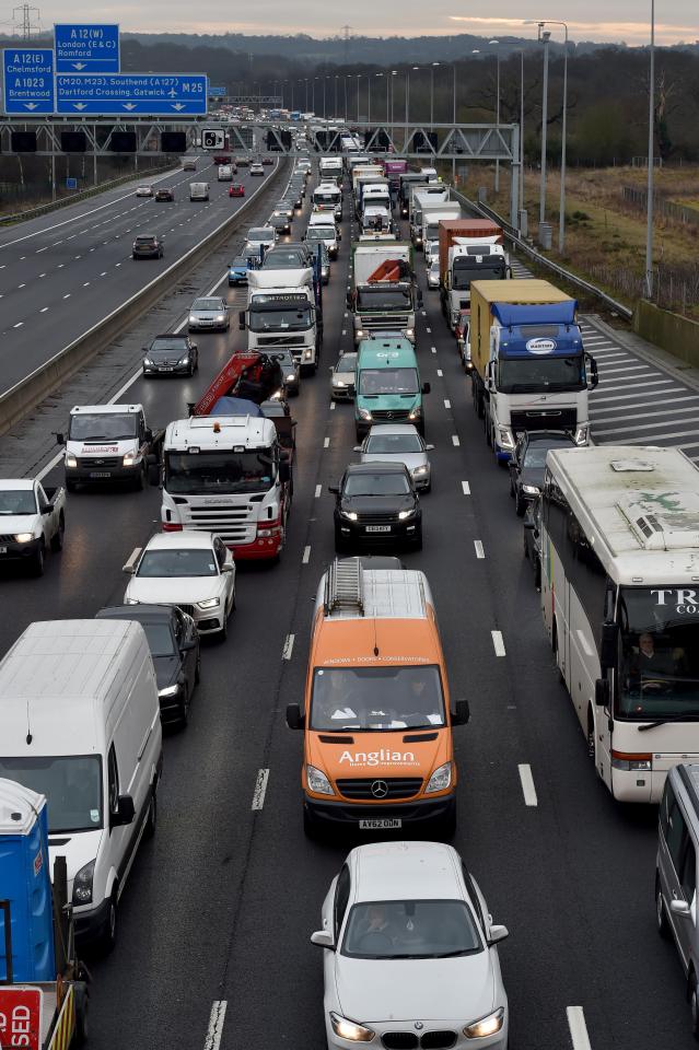 Commuters were forced into their cars to find a way into the city
