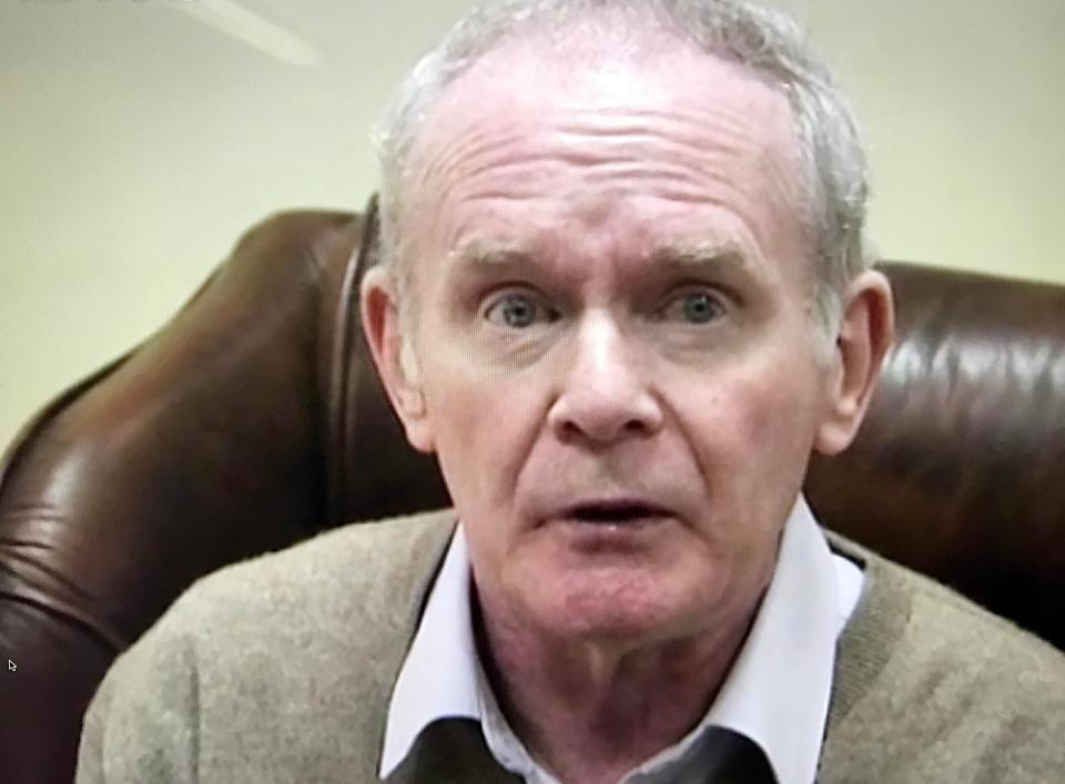  Martin McGuinness is reportedly suffering from amyloidosis