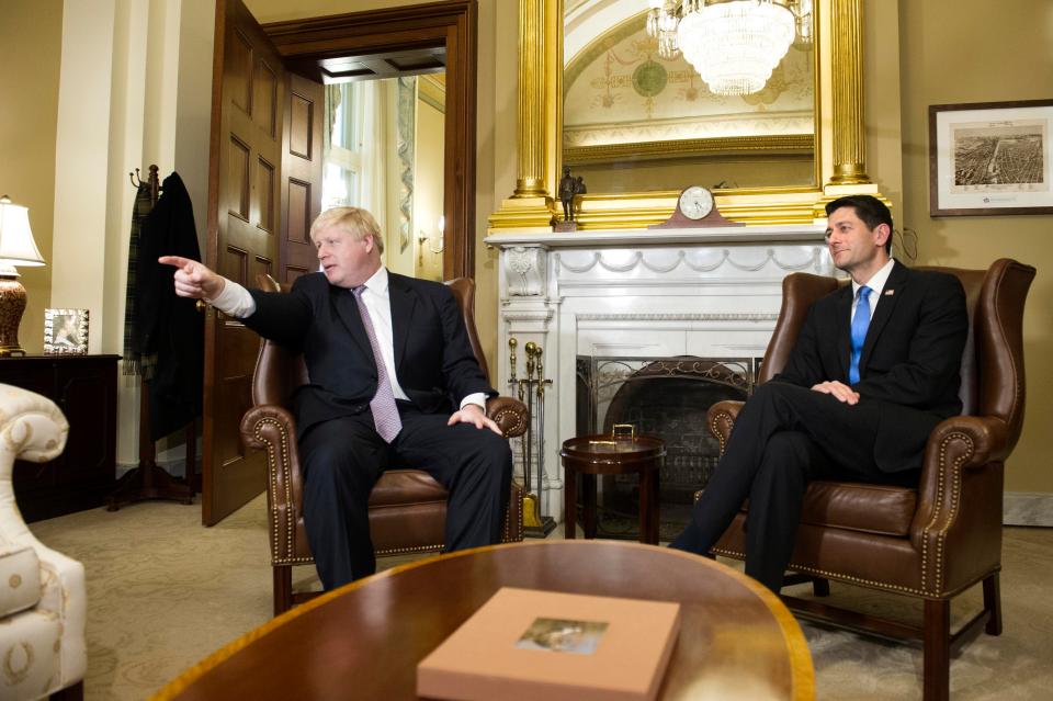 Boris with Paul Ryan