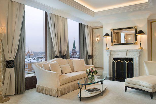  The suite in Moscow was stayed in by the Obamas during a visit to Russia in 2009