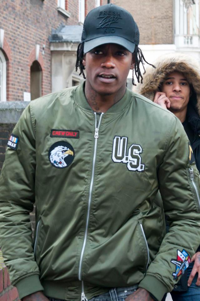 Former Premier League footballer Nile Ranger leaves court today