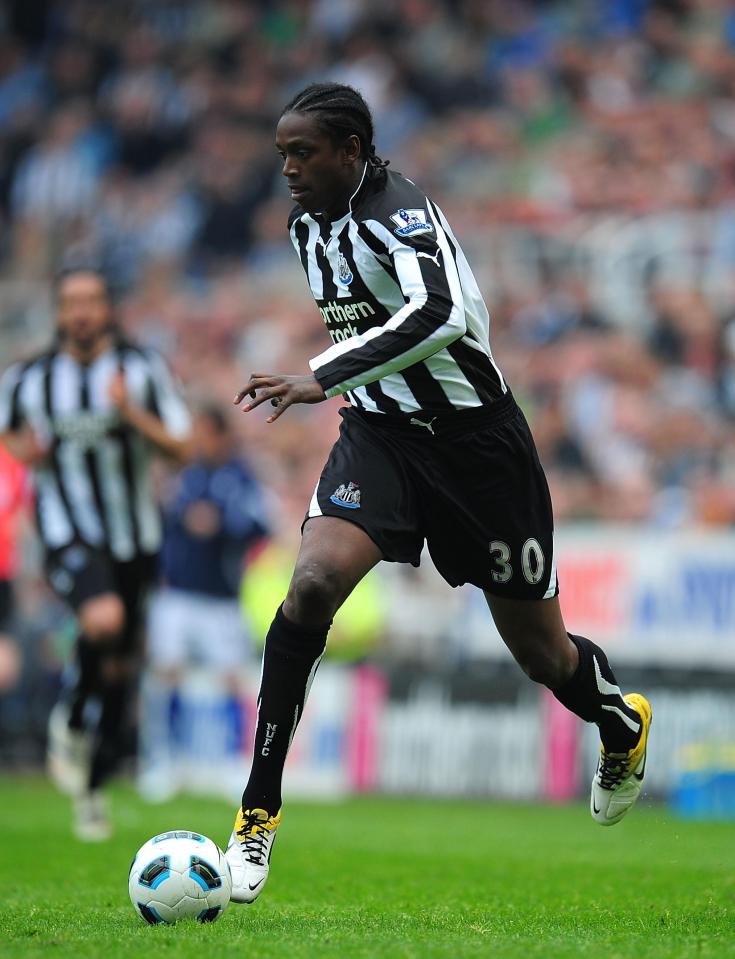Nile Ranger in action for Newcastle United in May 2011