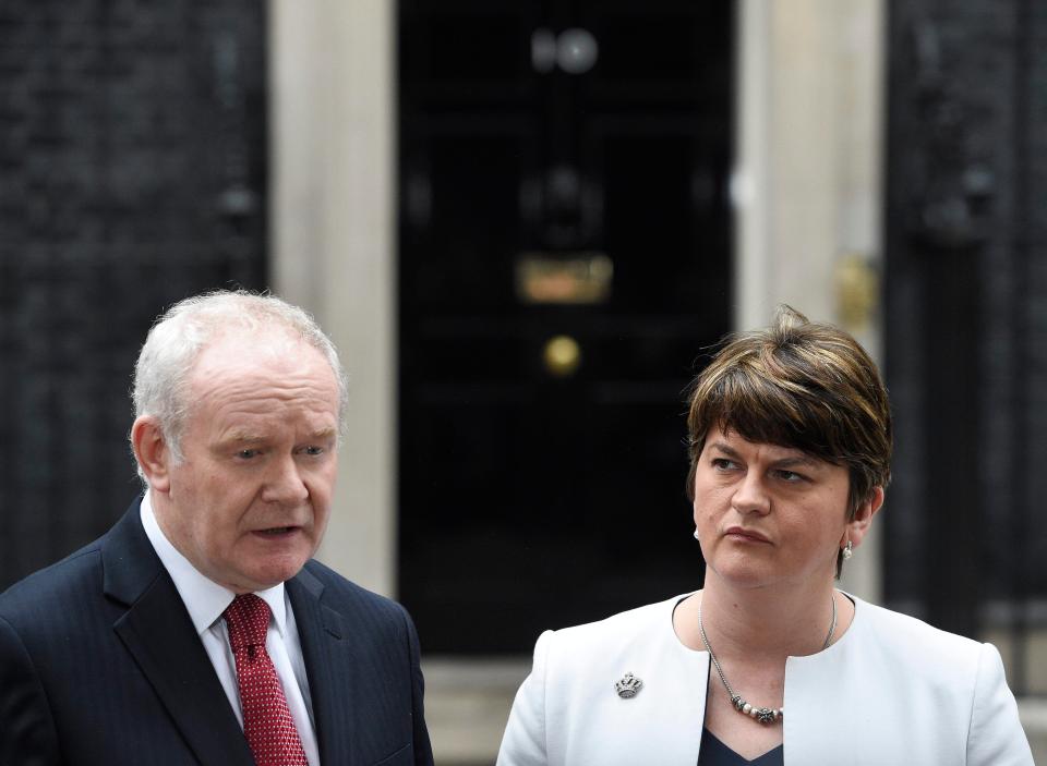 martin mcguiness, arelene foster