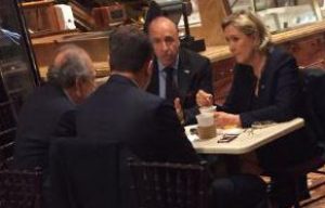 France's far-right leader Marine Le Pen spotted at Trump Tower