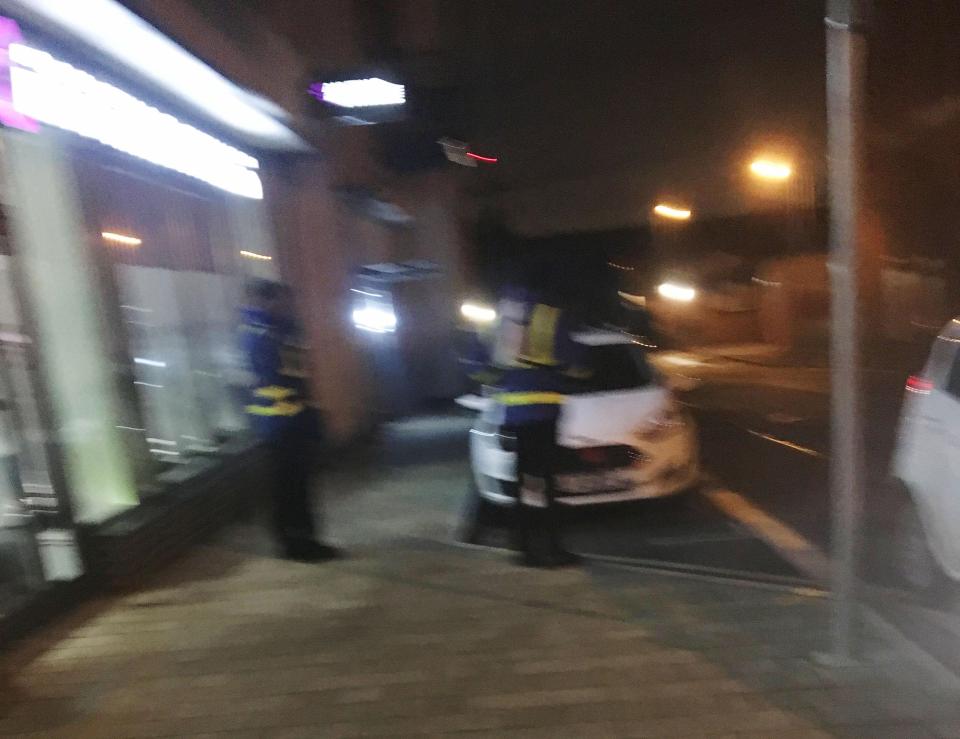  Dad-of-one Rob McCarthy, 32, was walking to the gym when he saw two inspectors get out of the car and slap tickets on three vehicles