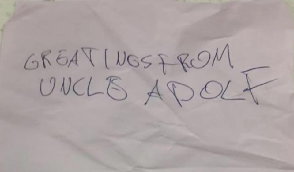 Hitler note found in Amazon delivery