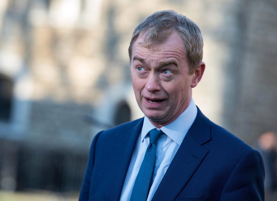  Lib Dem leader Tim Farron is calling for a second EU referendum on the final deal