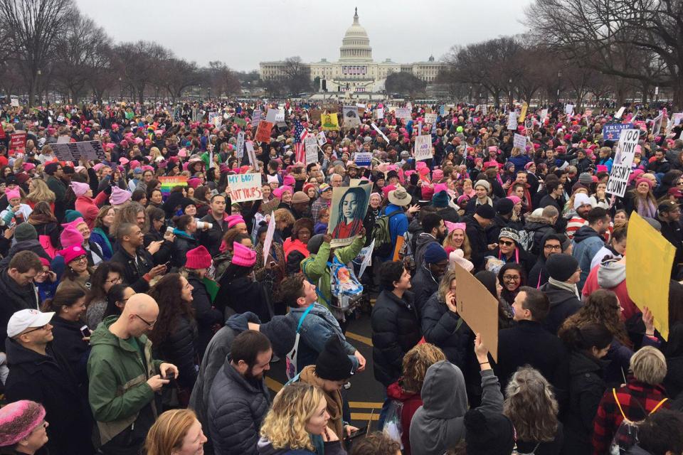 In Washington 500,000 people joined the march, organisers said