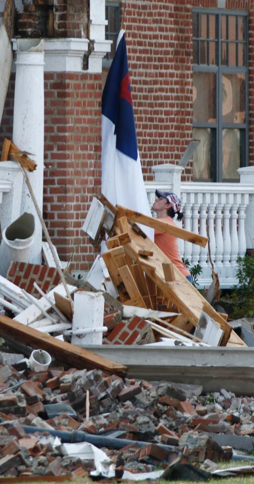 The William Carey University Campus in Hattiesburg was destroyed and students are being evacuated
