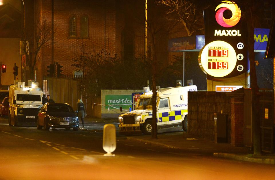  The PSNI officer was shot twice but is in a stable condition in hospital