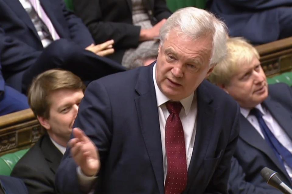  The Brexit Secretary is expected to deliver an Article 50 bill tomorrow