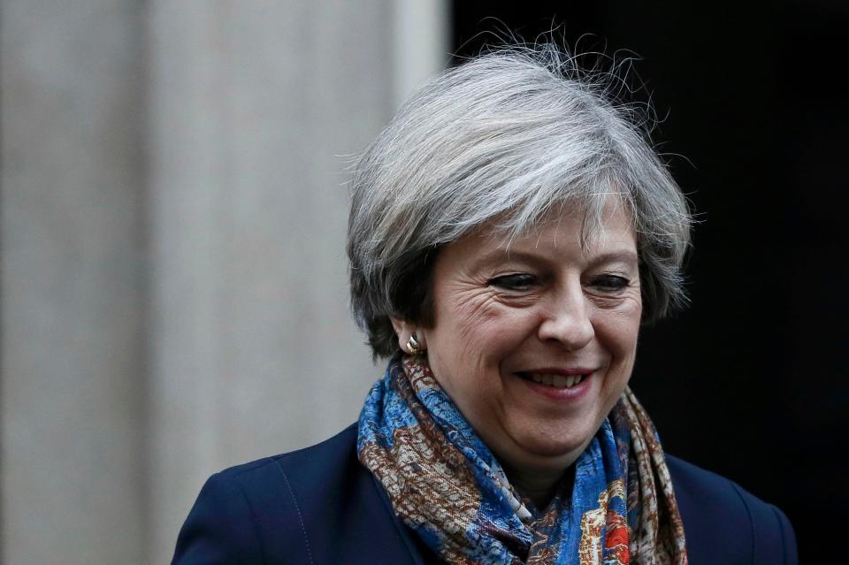  Theresa May has refused to be blown off course by yesterday's landmark legal case