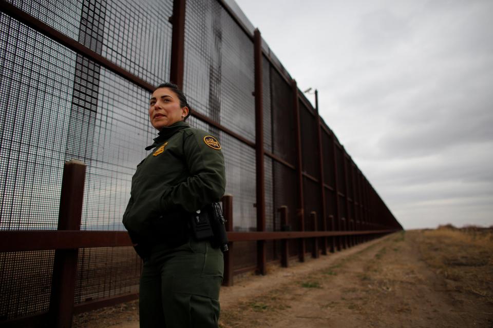 Part of the US border with Mexico is already covered by a fence 