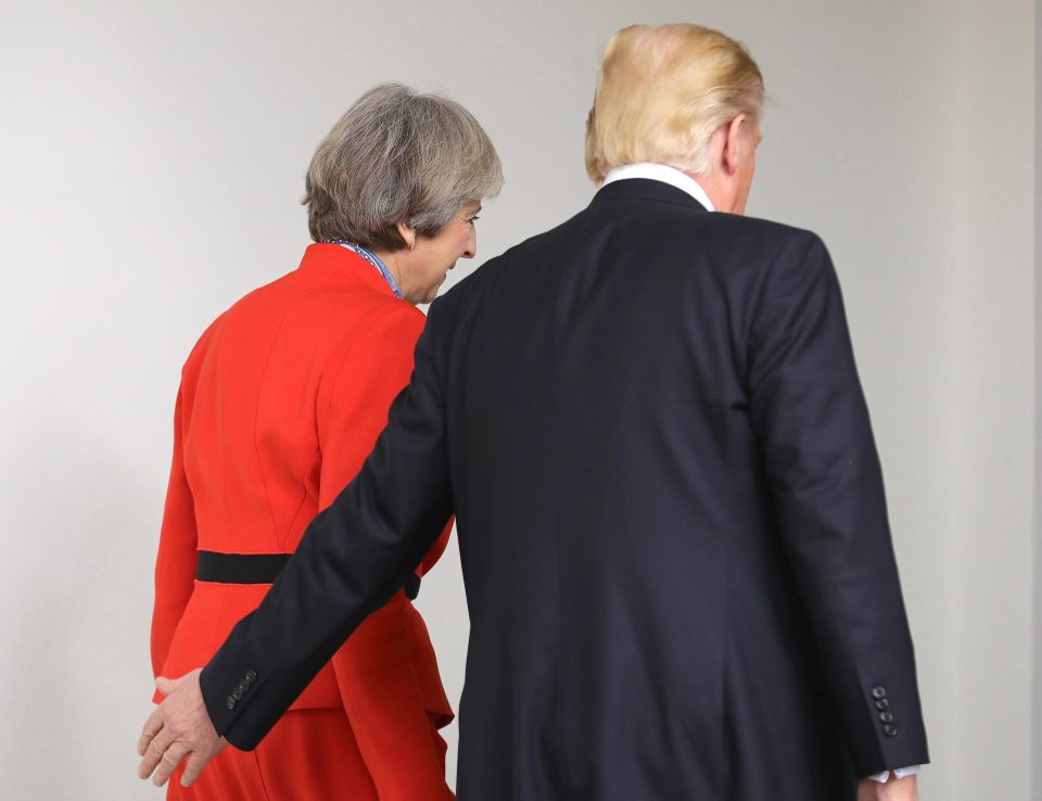  Trump and Theresa May talked of the very special friendship that emerged from their meeting