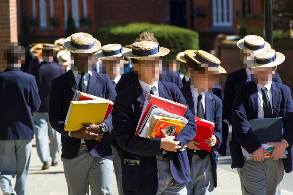  Three Harrow School sixth-formers fell ill Wednesday after taking ecstasy pills