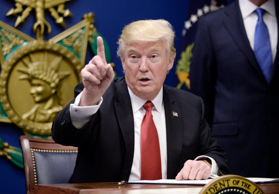 Donald Trump's executive order suspending travel to the US could affect Brits 