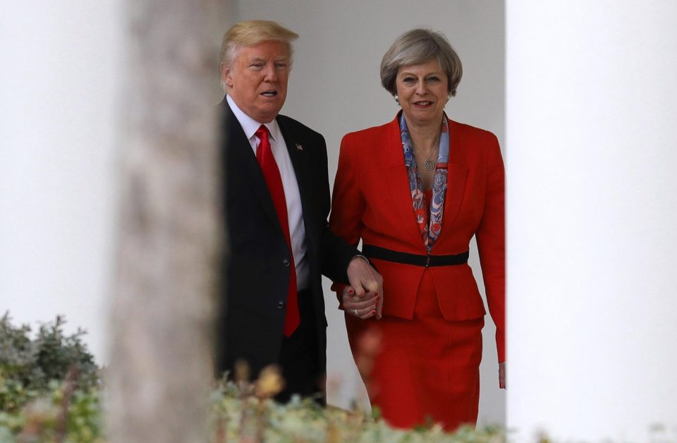 The visit will come a year and a half after Mrs May first visited Trump in the White House