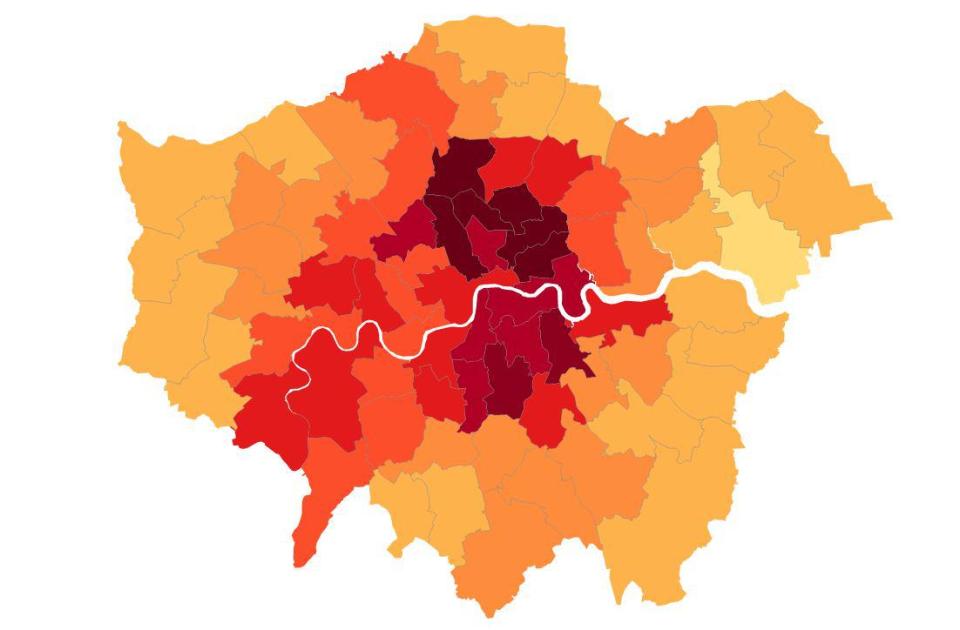  London has the highest proportion of people signing the petition