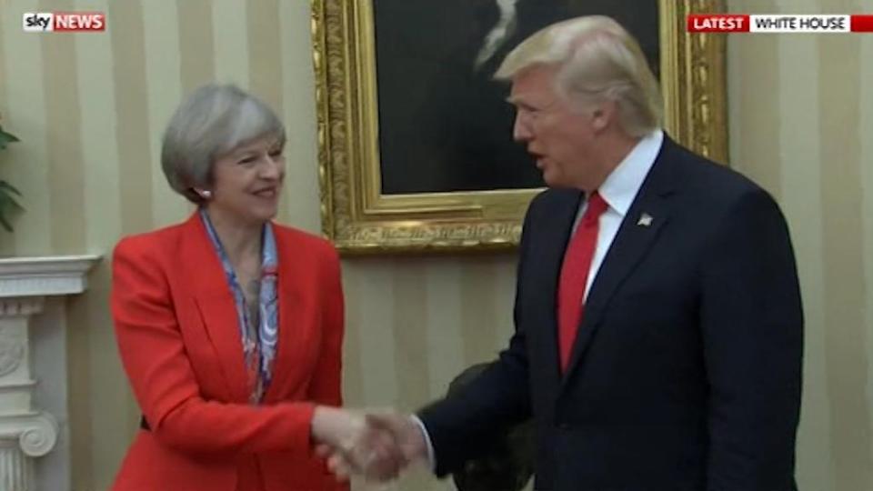  May appears to have made progress with Trump during her visit to Washington