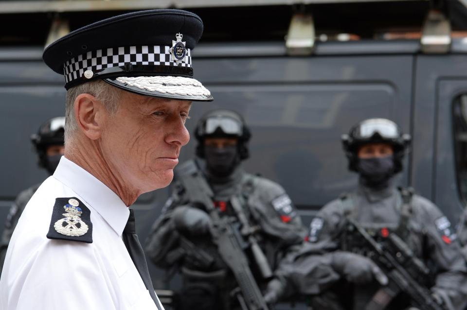  Sir Bernard Hogan Howe said police were gearing up for protests