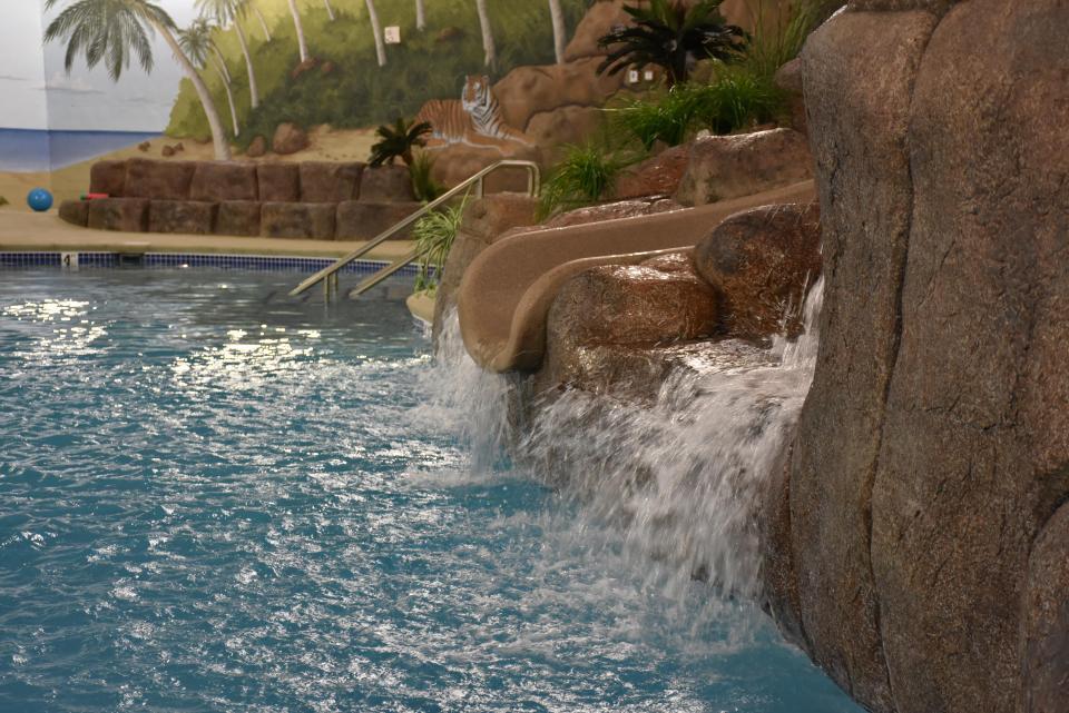 Residents can relax and unwind in the pool and spa