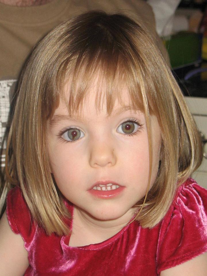  Madeleine McCann was aged three when she disappeared almost 10 years ago while on holiday with her family in Portugal