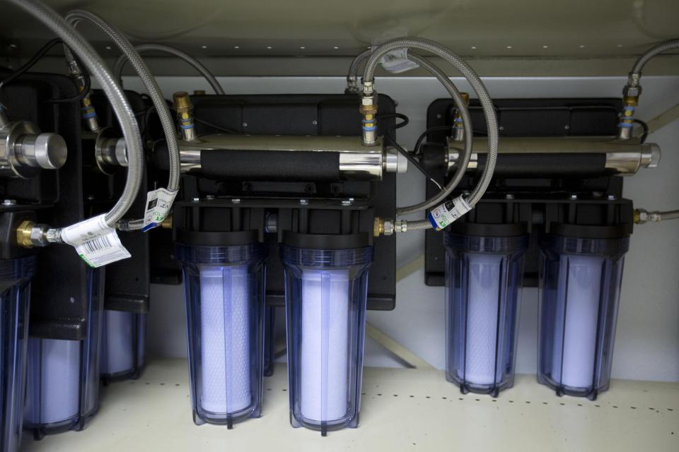Filters offer occupants clean water