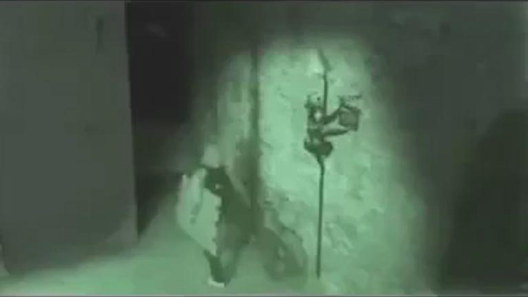 Banksy at work