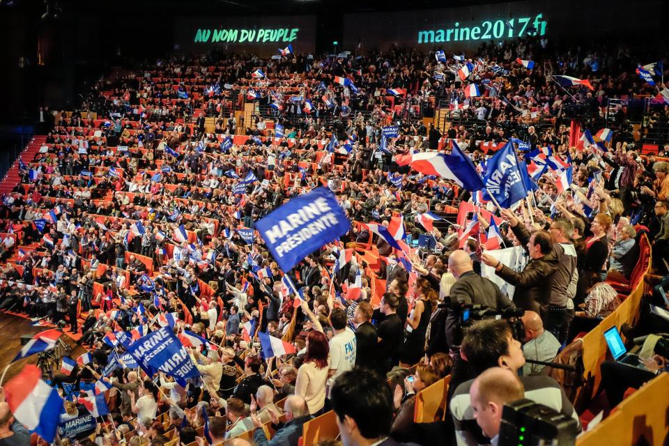 Marine Le Pen presidential campaign launch