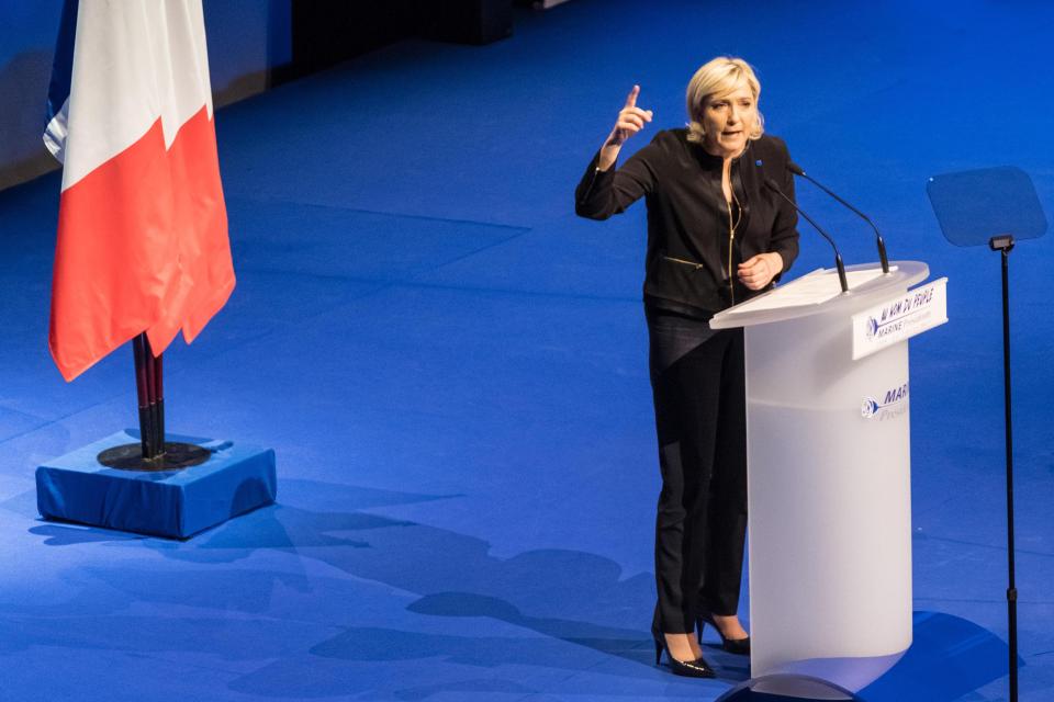 Marine Le Pen presidential campaign launch