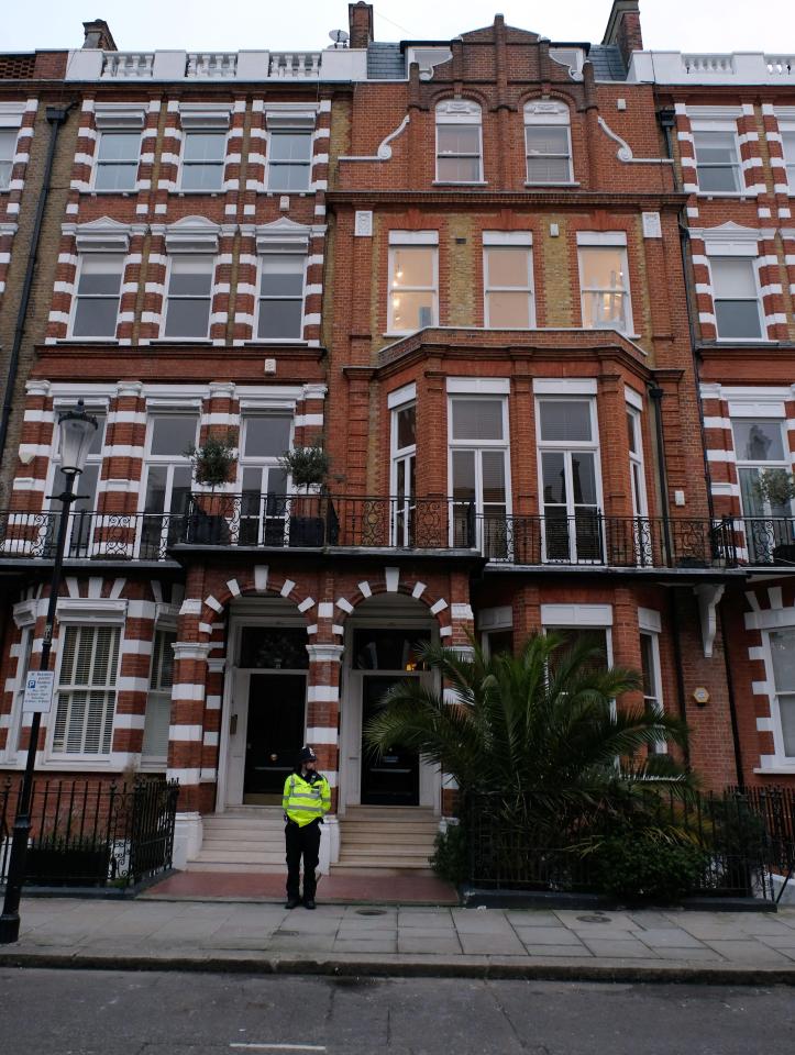  Tara's Kensington flat, where she was found dead last week