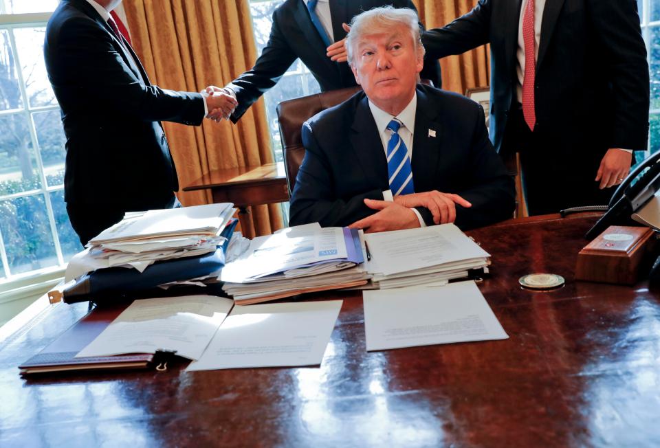  Donald Trump is due to visit the UK in June