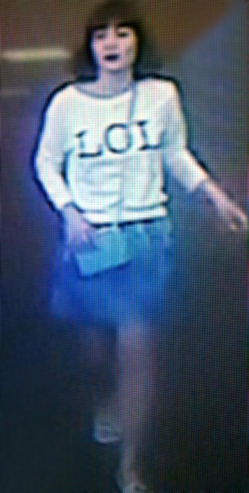 CCTV footage of the suspect, who cops say had a Vietnamese passport
