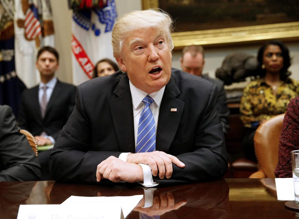  President Trump, who was inaugurated on January 20, denied any discrimination took place in his 1987 book